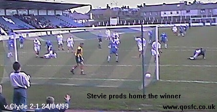 [Stevie Mallan prods home the winner]